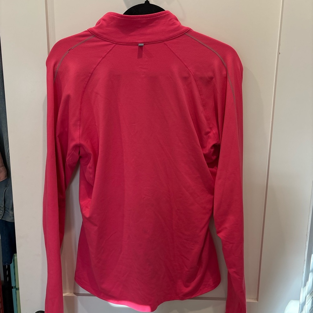 Nike Bright Pink Dri-FIT Half-Zip Performance Top - Picture 2 of 3